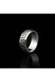 Custom-Designed Silver-Colored Ring BEZOSS