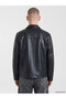 Quality Parts from Çelebi Store Standard Fit Men's Leather Look Jacket - 7