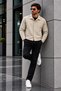 Men’s Shirt Collar, Buttoned, Pocketed Casual Transitional Jacket - 6