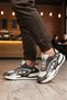 Men's Sneakers PCI-11616 White-Charcoal Grey