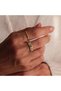 Custom-Designed Silver-Colored Ring BEZOSS - 3