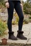 Zeyra Women's Boots with Fur-Lined Design, Genuine Leather Suede
