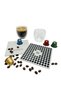 Paris Double Walled Glass Espresso Cup 2 X 80ml and 2 Porcelain Coasters Set - 3