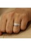 Custom-Designed Silver-Colored Ring BEZOSS - 2