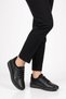 Women's Casual Shoes, Genuine Leather, Z092, Black - 3