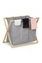 Grey Foldable Laundry Basket