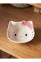 Polka dot figure detailed hello kitty ceramic bowl - 2