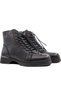 37153 Genuine Leather Black Women's Boots - 5
