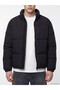 Trendy Picks from Kübra Butik: Relaxed Fit, Mock Neck, Leather-Look Jacket - 4