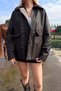 Velvet Collar Warm Jacket - 6