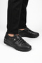 Women's Casual Shoes, Genuine Leather, Velcro Closure, 7679-27K, Black - 3