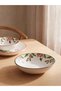 Printed ceramic salad bowl 25 cm - 2
