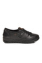 Women's Casual Shoes, Genuine Leather, Velcro Closure, 7679-27K, Black - 2