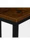 C-Shaped Side Table with Wheels - 6