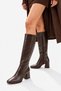 Remaya Women's Heeled Boots - Coffee-Colored Distressed - 6