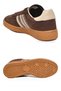 Coffee-Beige Polyester-Blend Unisex Sneakers 015 G - 5