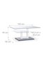 Multi-Tier Glass Coffee Table - 4