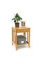 Bamboo Side Table with Drawer