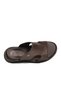 Men's Genuine Leather Slippers M795 Brown - 5