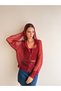 Hooded, Lace-Like Knit, Cable-Knit, Drawstring-Closure Cardigan - 5