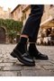 AC669264-01 Women's Casual Boots with Flexible Rubber Sides and Short Cuffs - 2