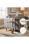 C-table with 2 shelves - 6