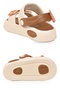 Ecru-Taba Polyurethane Children's Slippers 4505 F-P - 5