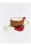 Decorated Ceramic Coffee Cup Set, 100 ml - 4