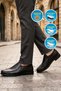 Men's Casual Shoes, Genuine Leather, Sensitive 3607-1, Black