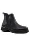 37154 Genuine Leather Black Women's Boots - 2