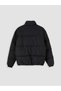 Trendy Picks from Kübra Butik: Relaxed Fit, Mock Neck, Leather-Look Jacket - 7
