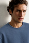 Men's Basic Crew Neck Oversized Sweatshirt - 2