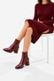 Vetta Women's Heeled Boots - Burgundy Crinkled - 7