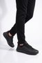 Men's Sneakers with Laces, Apex 2090, Black-Red - 3