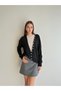 Button Detailed Oversize Cardigan