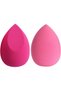 2 Pcs Makeup Sponge Set, Mixed Beauty Blender Sponges for Liquid, Cream, and Powder Makeup, Latex-Free, Soft Blending Sponges for Foundation Application Dry & Wet Dual-Use, Multicolor - 2