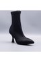 Camirly Women's Scuba Heeled Boots 8080-4 - 6