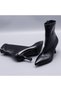 Camirly Women's Scuba Patent Leather Heeled Boots 8080-05SR - 5