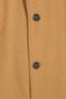 Men Plain Wool Trench Coat, Light Brown - 5