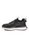 Black and White Polyester-Blend Men's Sneakers PCI-10105 M - 4