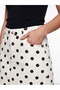Two Mt Shop Quality Lcw Vision Ecru Denim Polka Dot Mini Women's Jean Skirt - 3