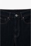 Navy Blue Flared Jeans - 8