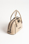 Luna Women's Mini Adjustable Strap, Zipper-Closure, Stylish Clutch Bag and Shoulder Bag, Sand Matte - 4