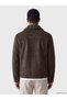 Trendy Picks from Kübra Butik: STANDARD Fit Plush Collar Men’s Coat with Yoke Detail - 4