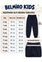 2-Piece Kids' Baggy Sweatpants, 3-Ply Winter Fabric, Brushed Inside Hem, Suitable for Girls and Boys, Printed Side Stripes, True to Size Fit - 5