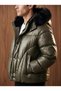 MEN'S WINTER Fur-Trimmed Hooded Coat - 5