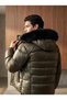 MEN'S WINTER Fur-Trimmed Hooded Coat - 3