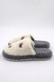 Women's Fur-Lined Butterfly-Embroidered House Slippers - 3