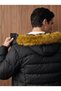MEN'S WINTER Fur-Trimmed Hooded Coat - 3