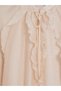 Trendy Picks from Kübra Butik: Tie-Detail, Ruffled Chiffon Blouse with a Roba Collar - 8